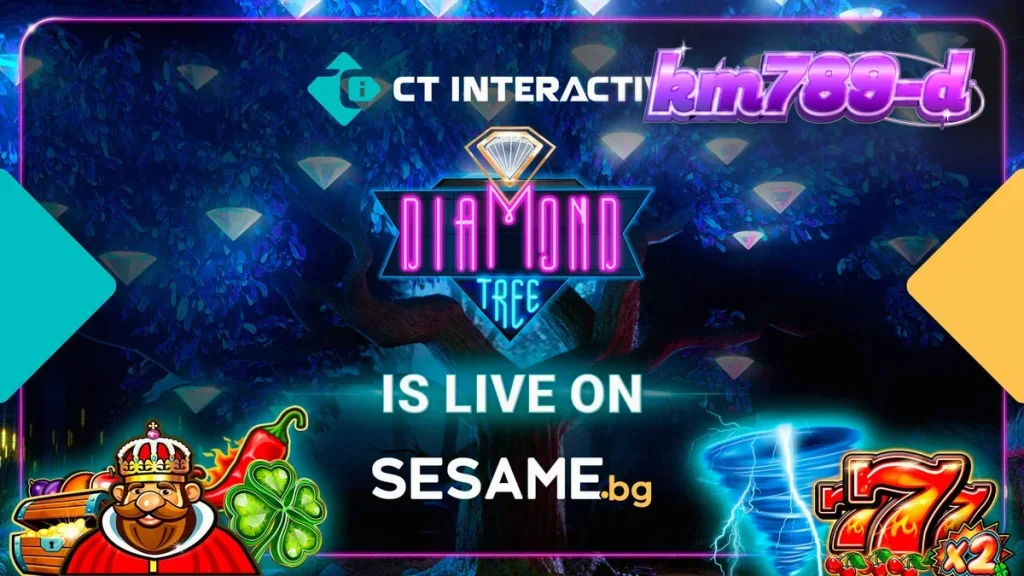 Tampilan antarmuka permainan slot dari koleksi Diamond Tree Jackpot
